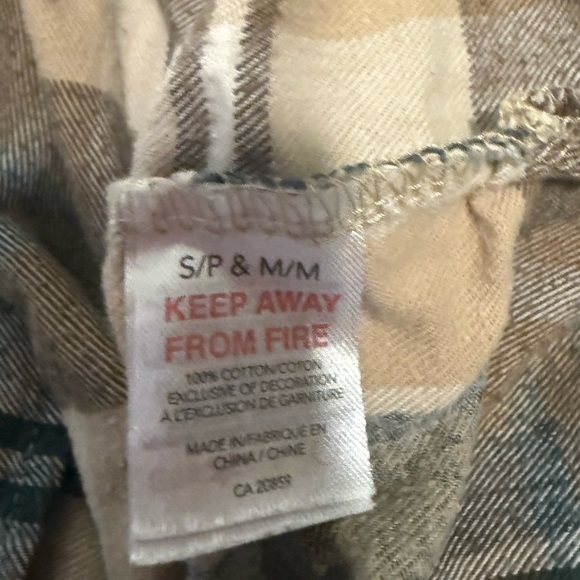 Hatley Tan and Black Plaid “In The Woods” Pajama Gown - Picture 5 of 8